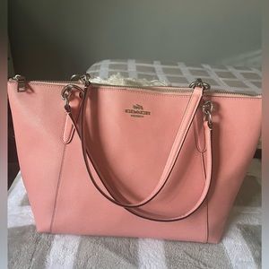 Pink Coach Tote bag